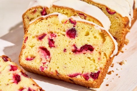 Slices of Cranberry Orange Bread - select to zoom