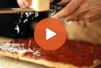 Play Button for Rhode Island Pizza Strip YouTube Video - select to zoom