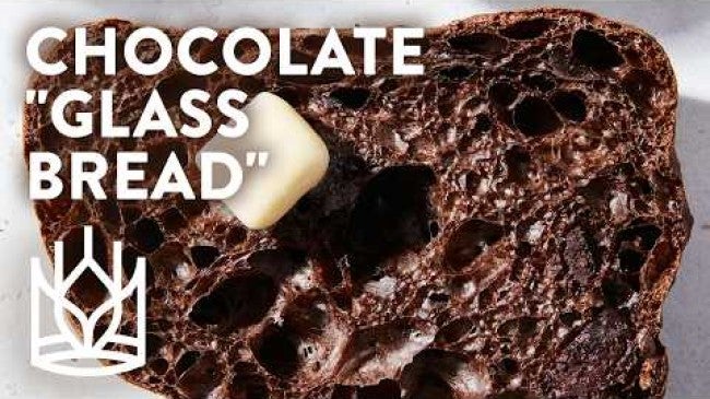 Click to open a video entitled 100% Hydration Chocolate Pan De Cristal